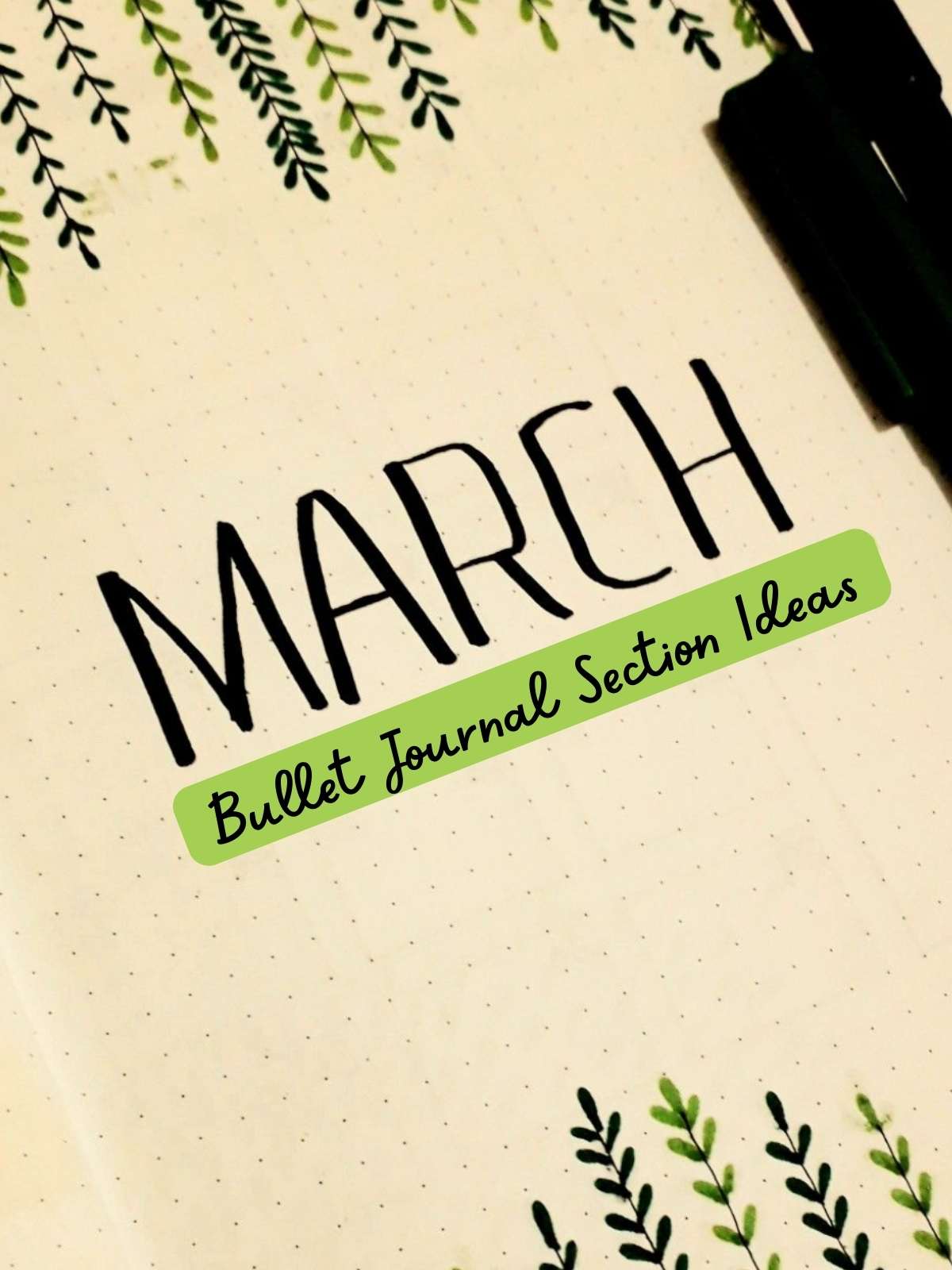 march blogging journal